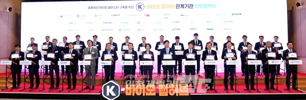 인천시, 'K-바이오 랩허브' 지원 산·학·연·병 업무협약 체결